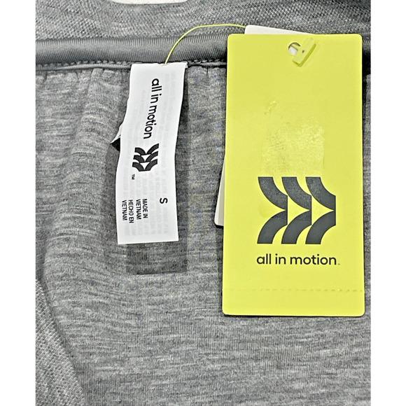 NWT Piped Button-Up Cardigan - All In Motion Gray Small - Picture 7 of 9